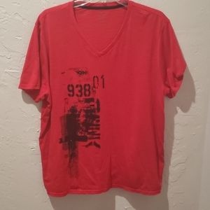 Red short sleeve shirt